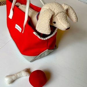 Crate & Kids goldendoodle “Max” rescue dog soft toy set